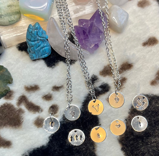 Coin Stamped Necklaces