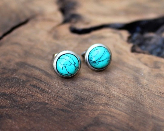 Turquoise Stud Earrings
