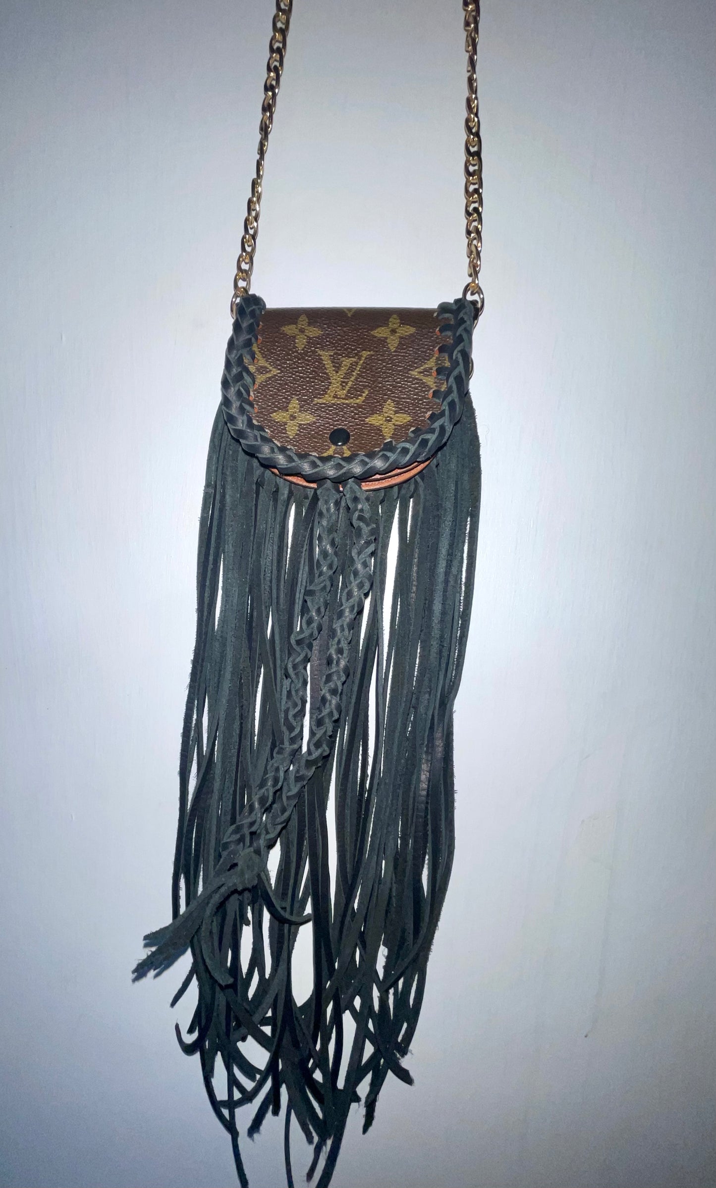 Mini Authentic LV Fringe Purse
