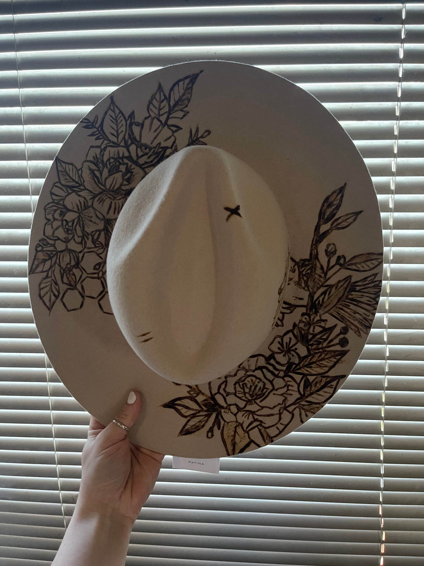 Custom Burned Felt Hats