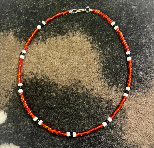 Marlboro Red Choker Necklace