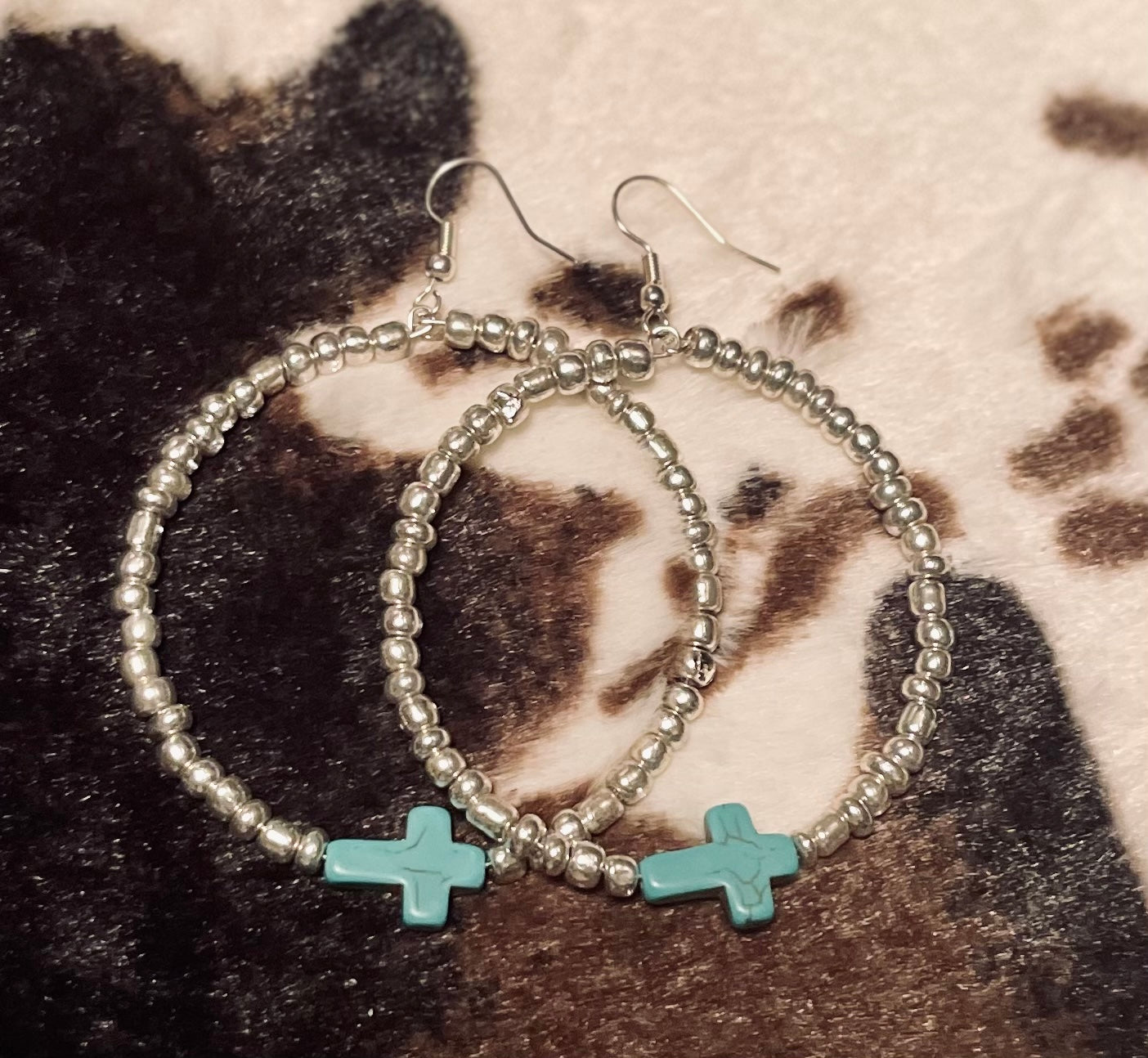 Small Town Sunday Hoop Earrings