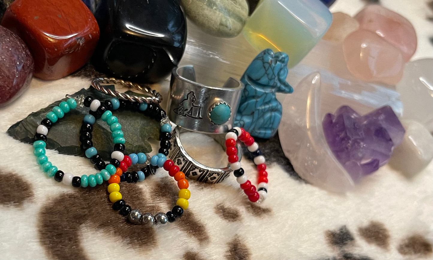 Beaded Ring Stackers