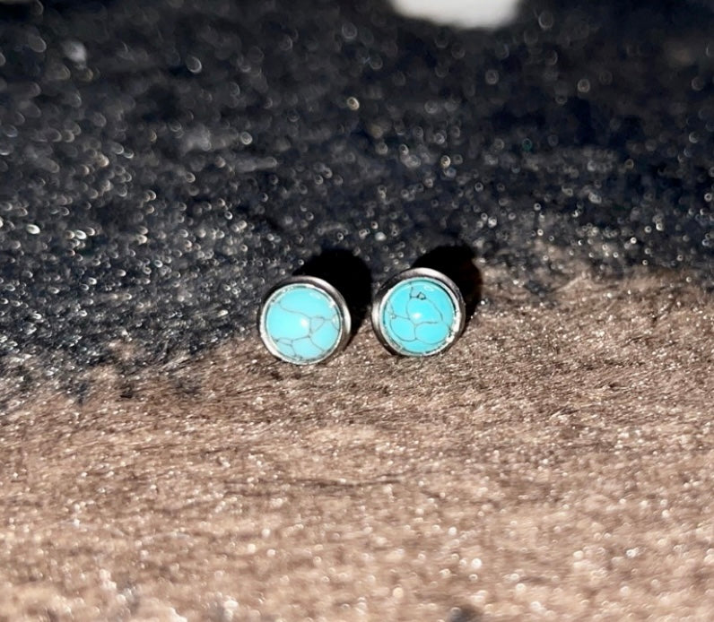 Turquoise Stud Earrings
