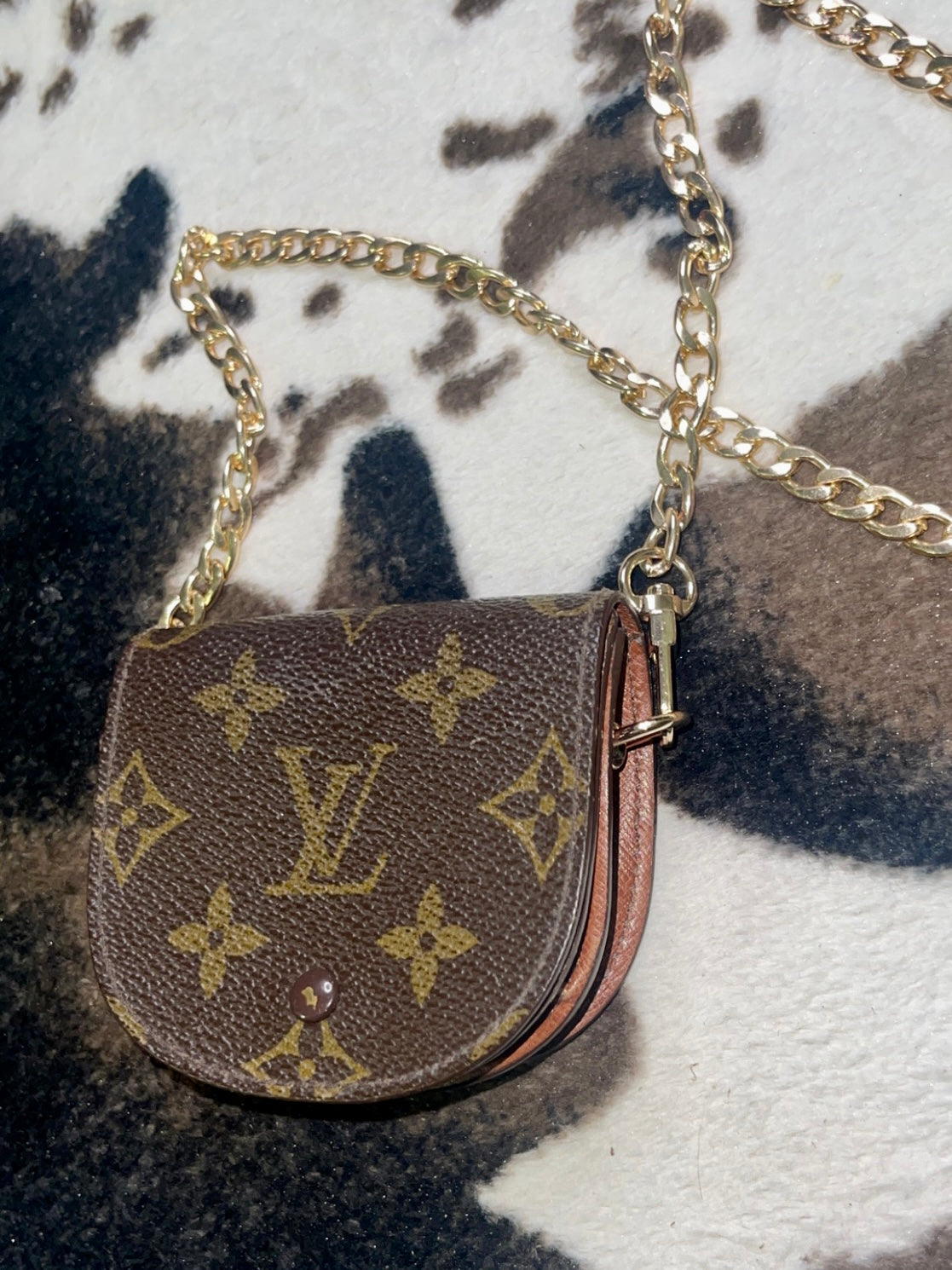 Mini Authentic LV Fringe Purse