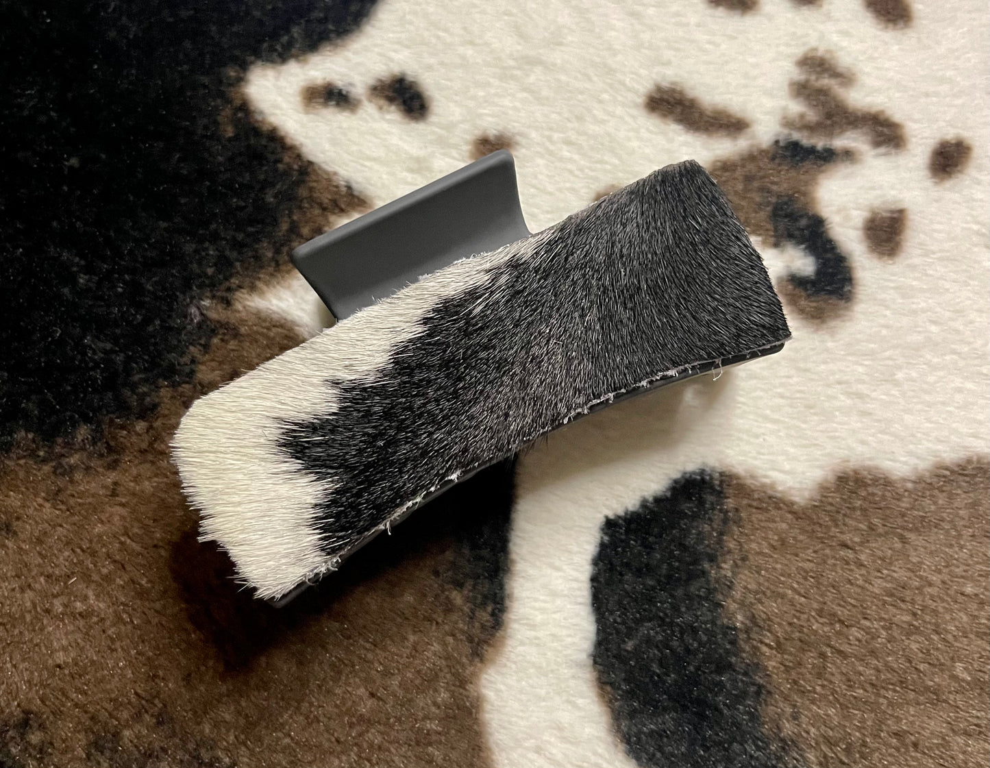 Cow Hide Claw Clip