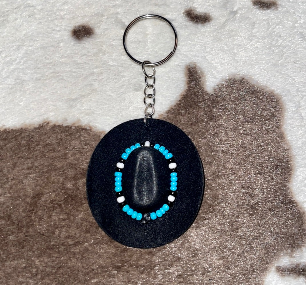 Felt Cowboy Hat Key Chains