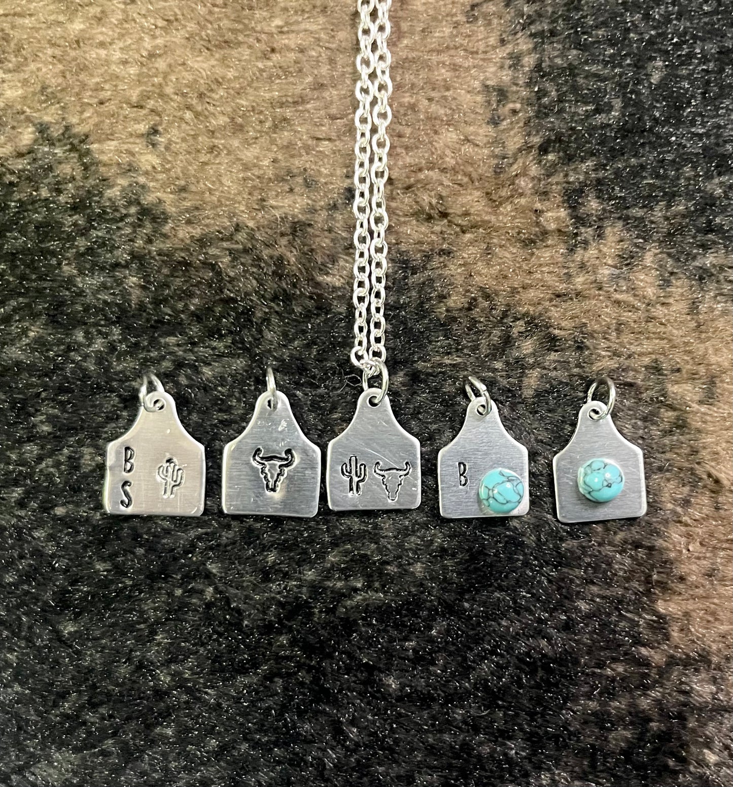 Mini Cow Tag Necklaces