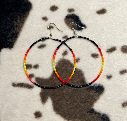 Something In The Orange Hoop Earrings
