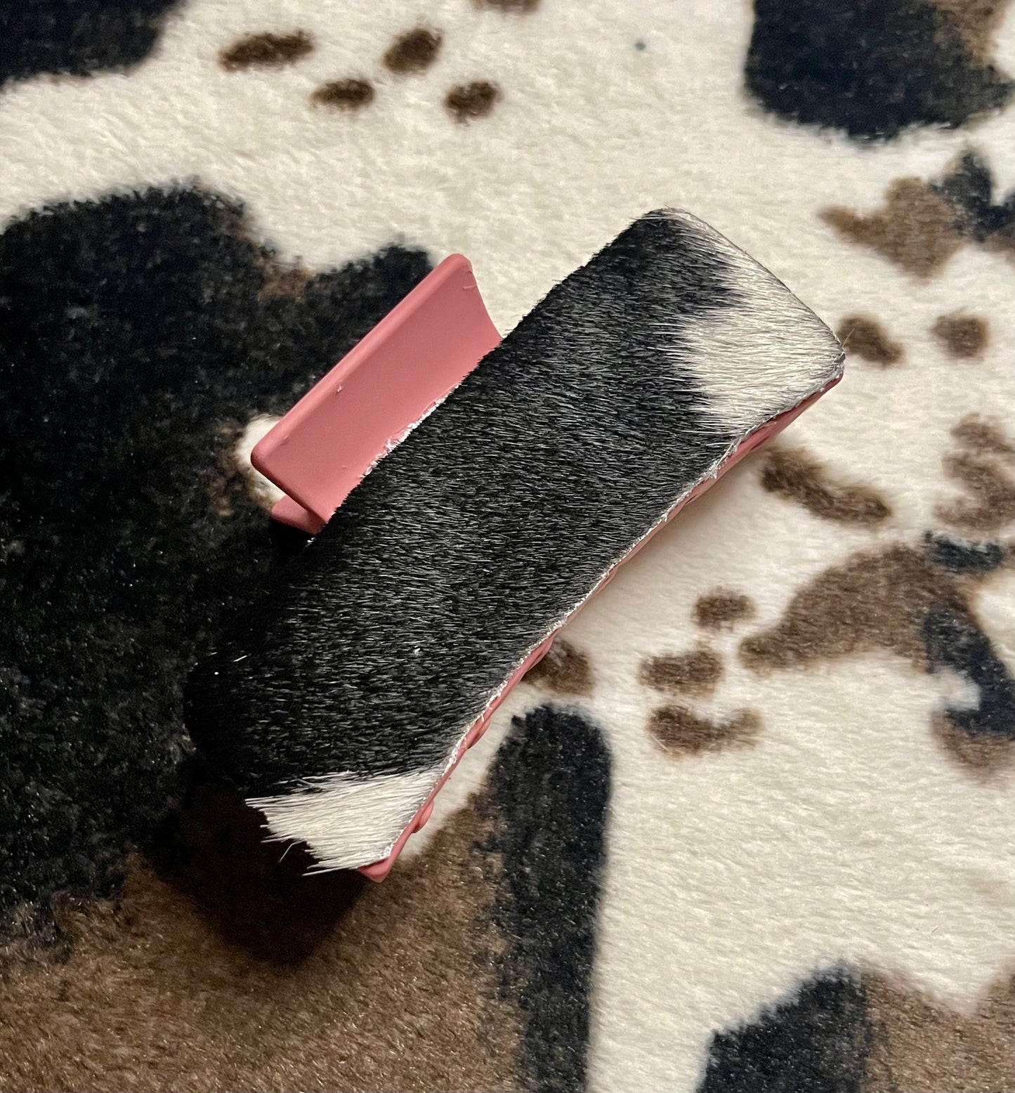 Cow Hide Claw Clip