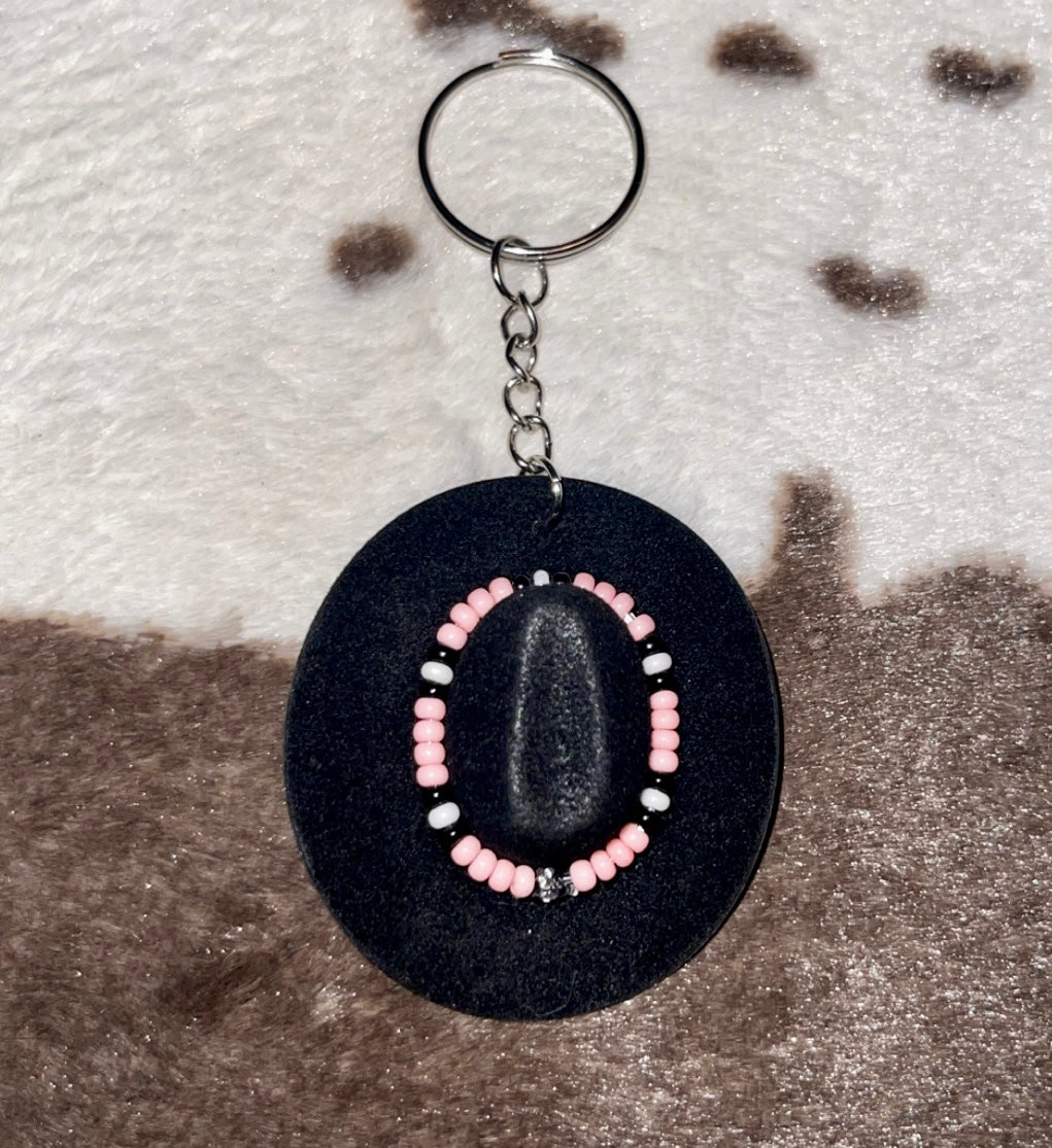 Felt Cowboy Hat Key Chains