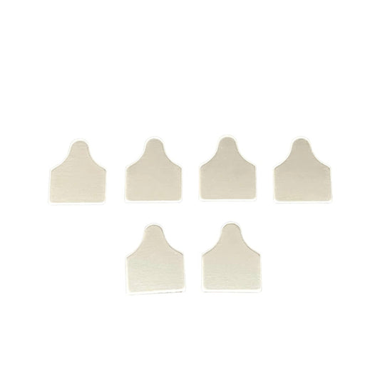 Metal Stamped Cow Tags