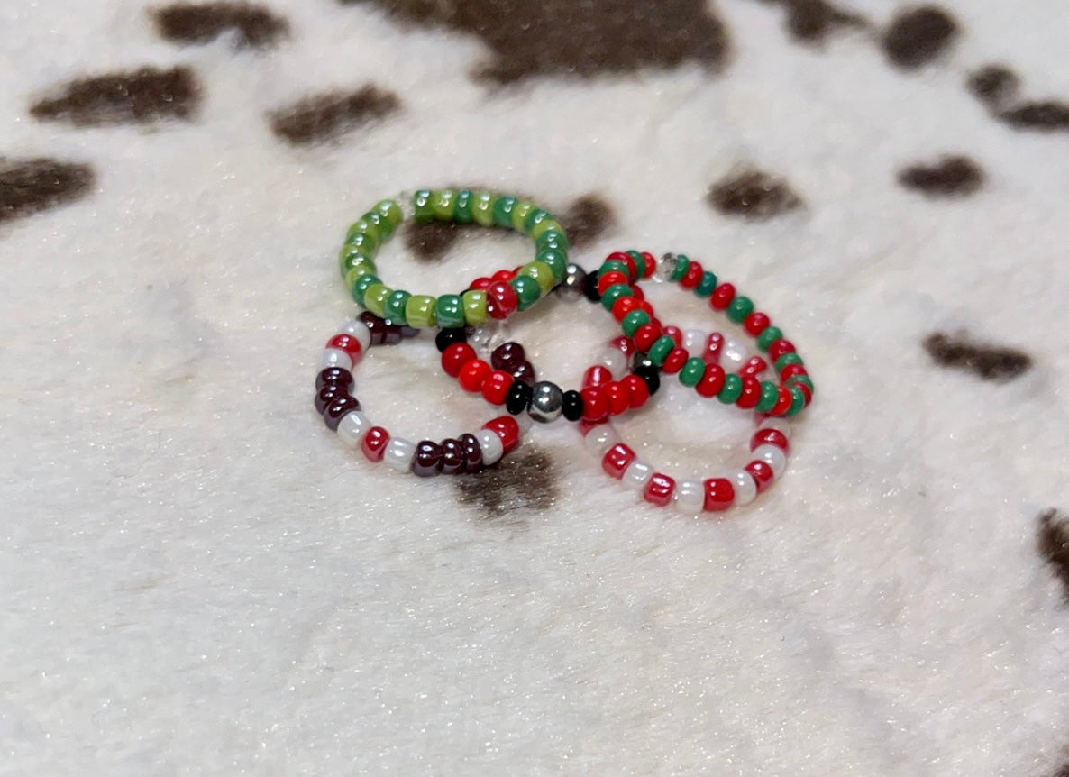 Beaded Ring Stackers