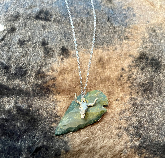 Bull Skull Necklace