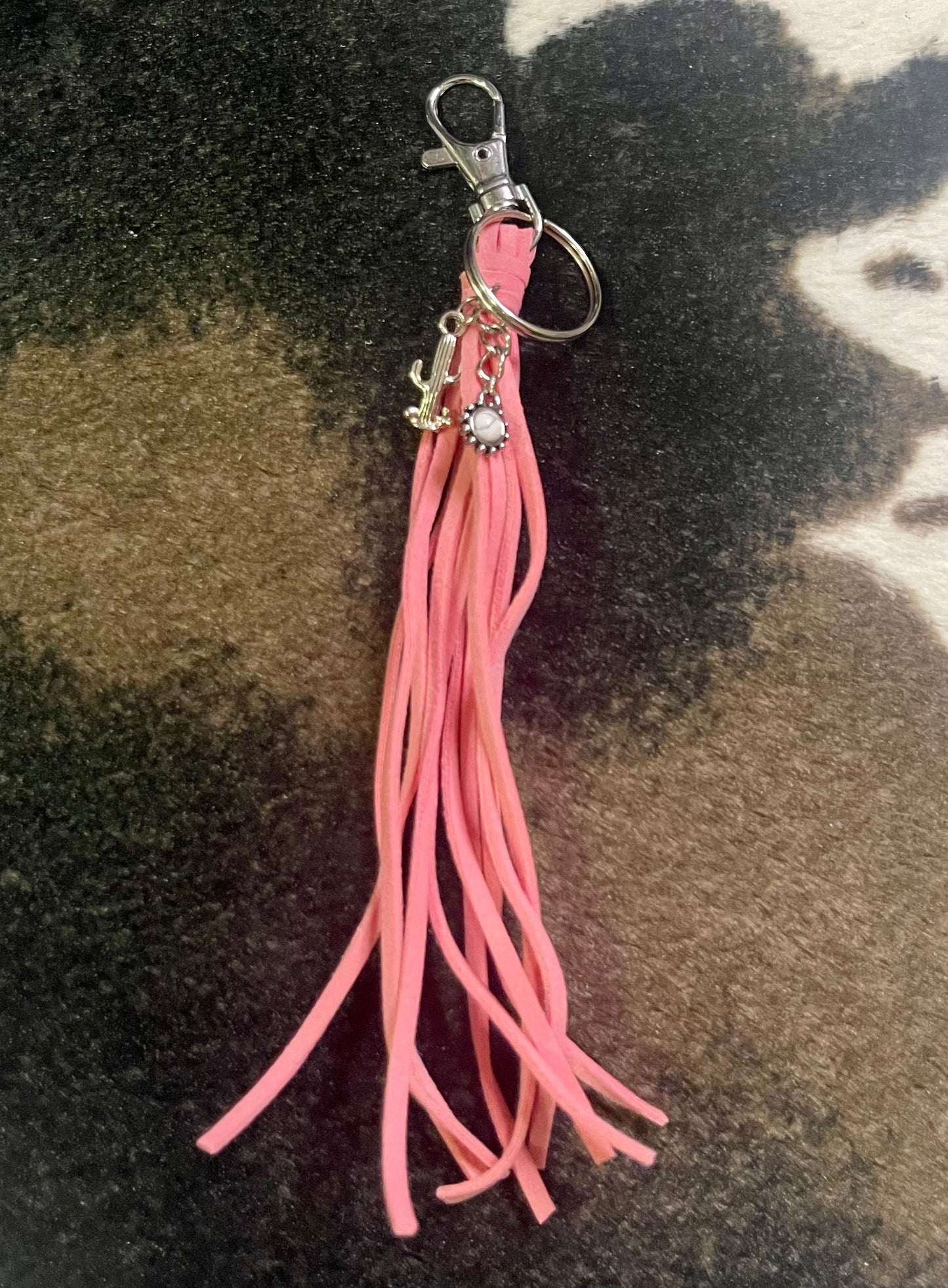 Leather Tassel Key Chains
