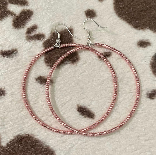Rose Gold Hoop Earrings