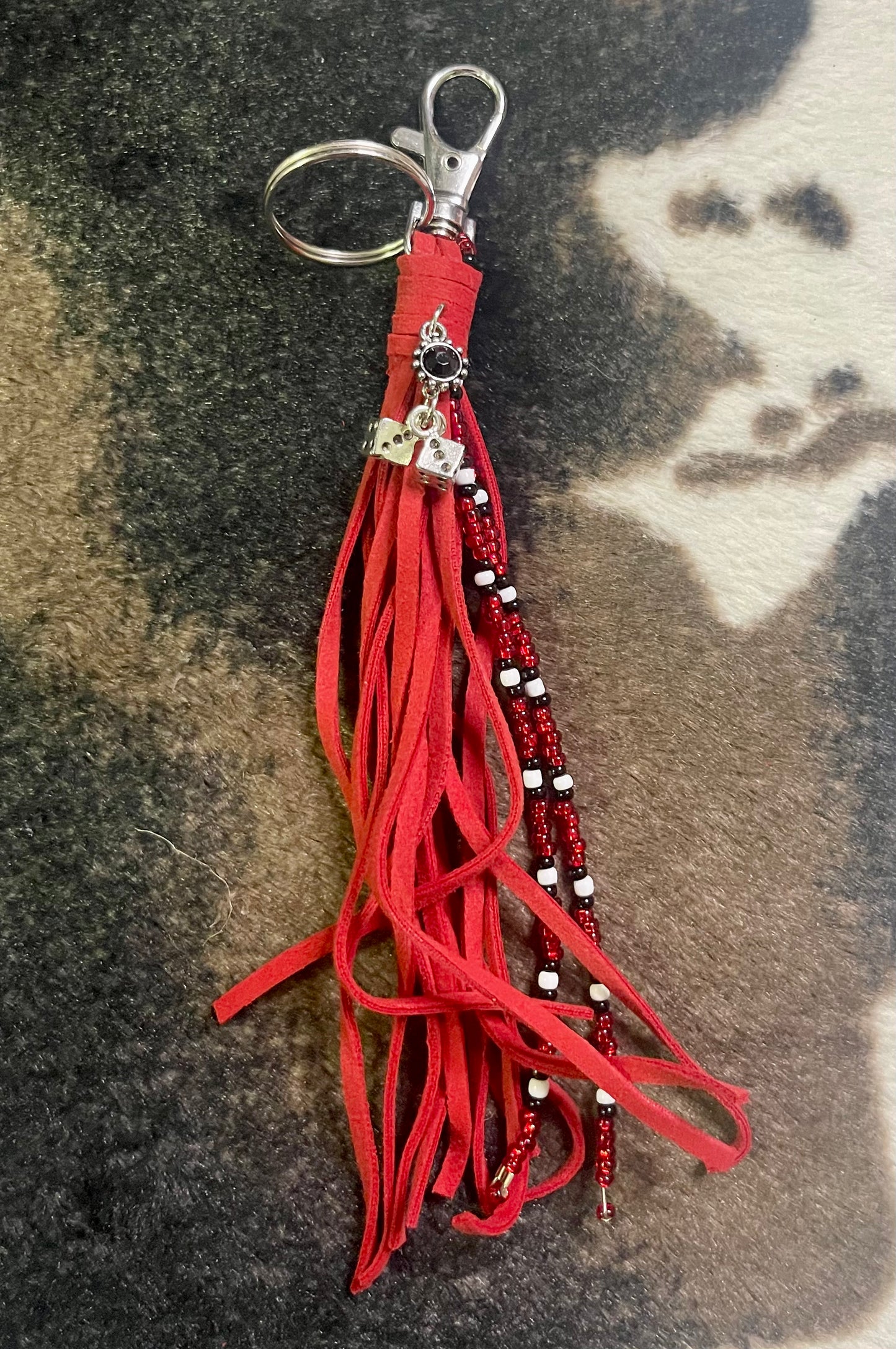 Leather Tassel Key Chains