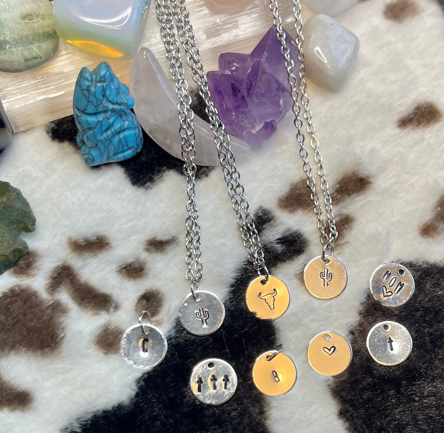 Coin Stamped Necklaces