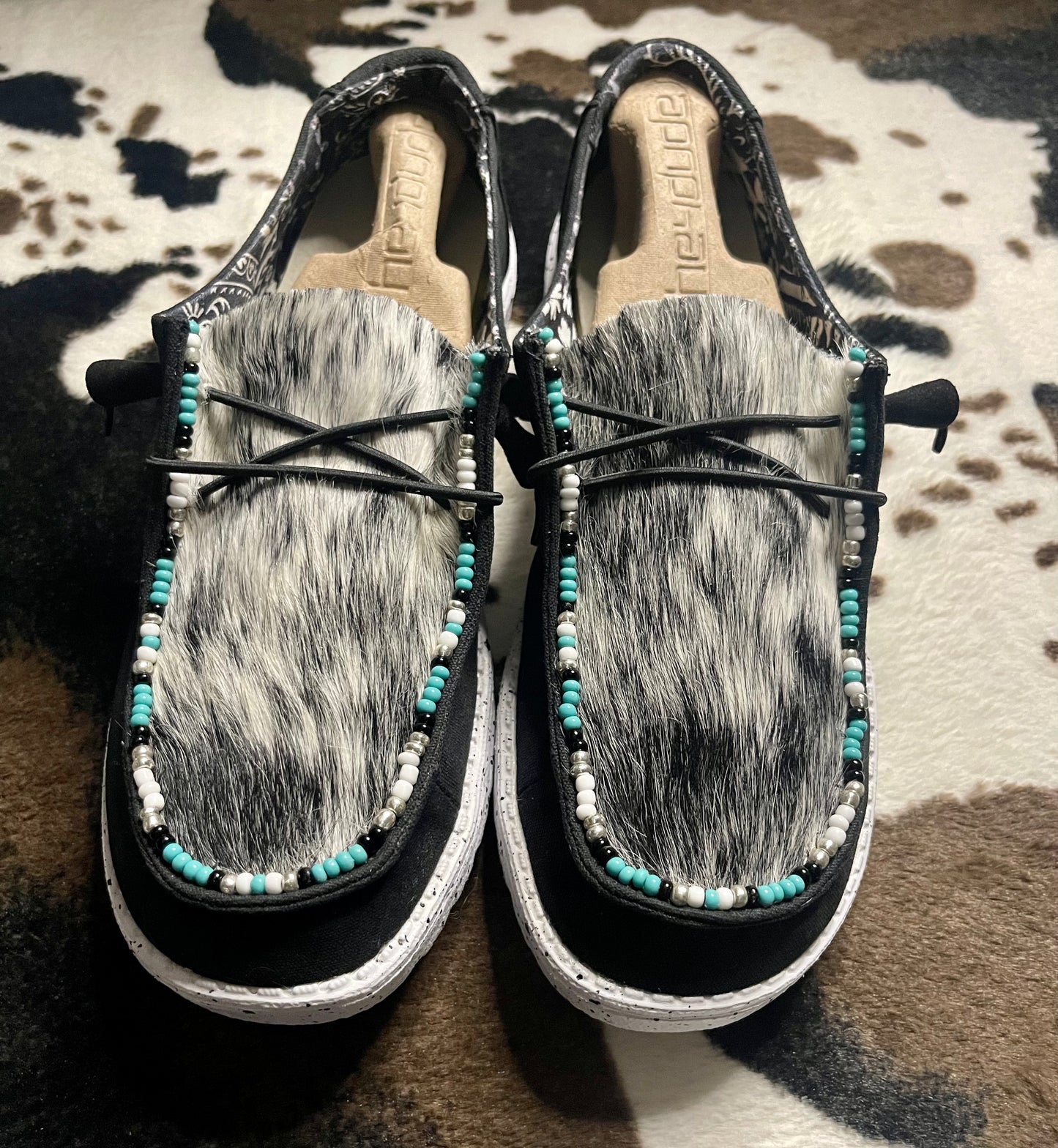 Custom Beaded HeyDudes