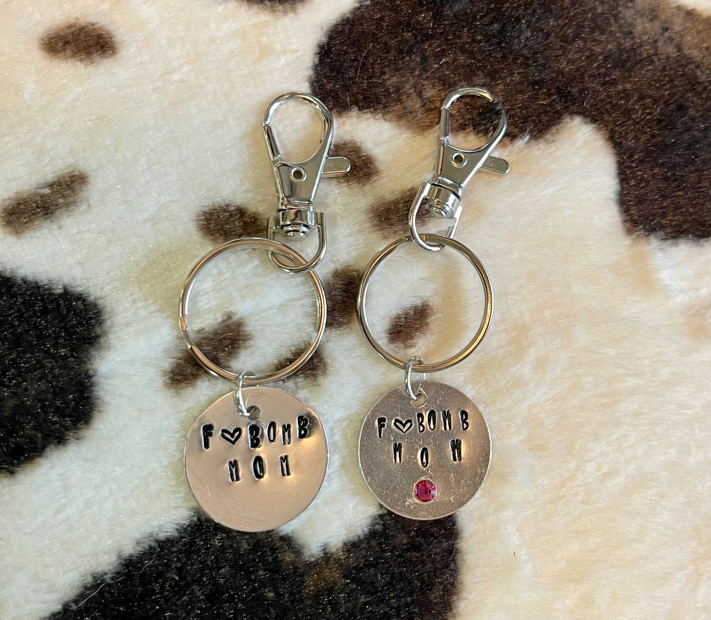 Metal Stamped Key Chains
