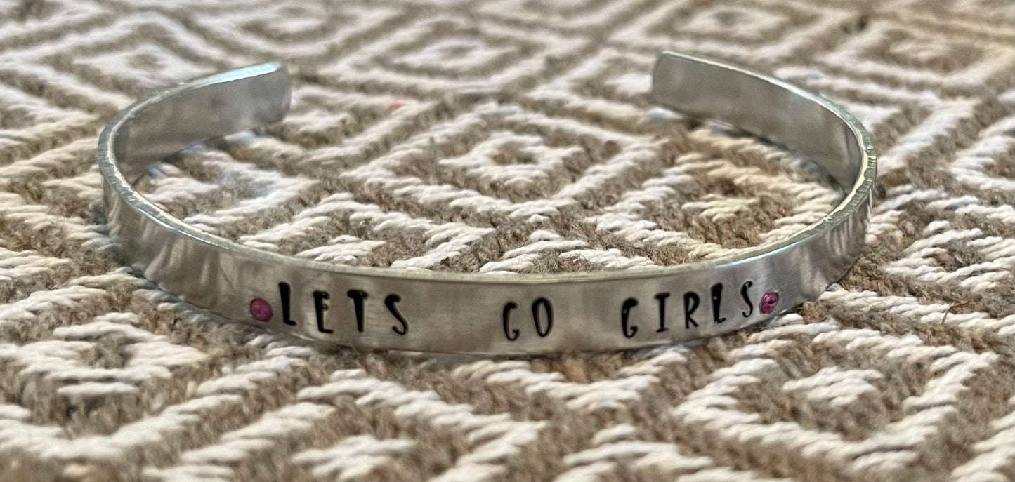 Let’s Go Girls Cuff Bracelet