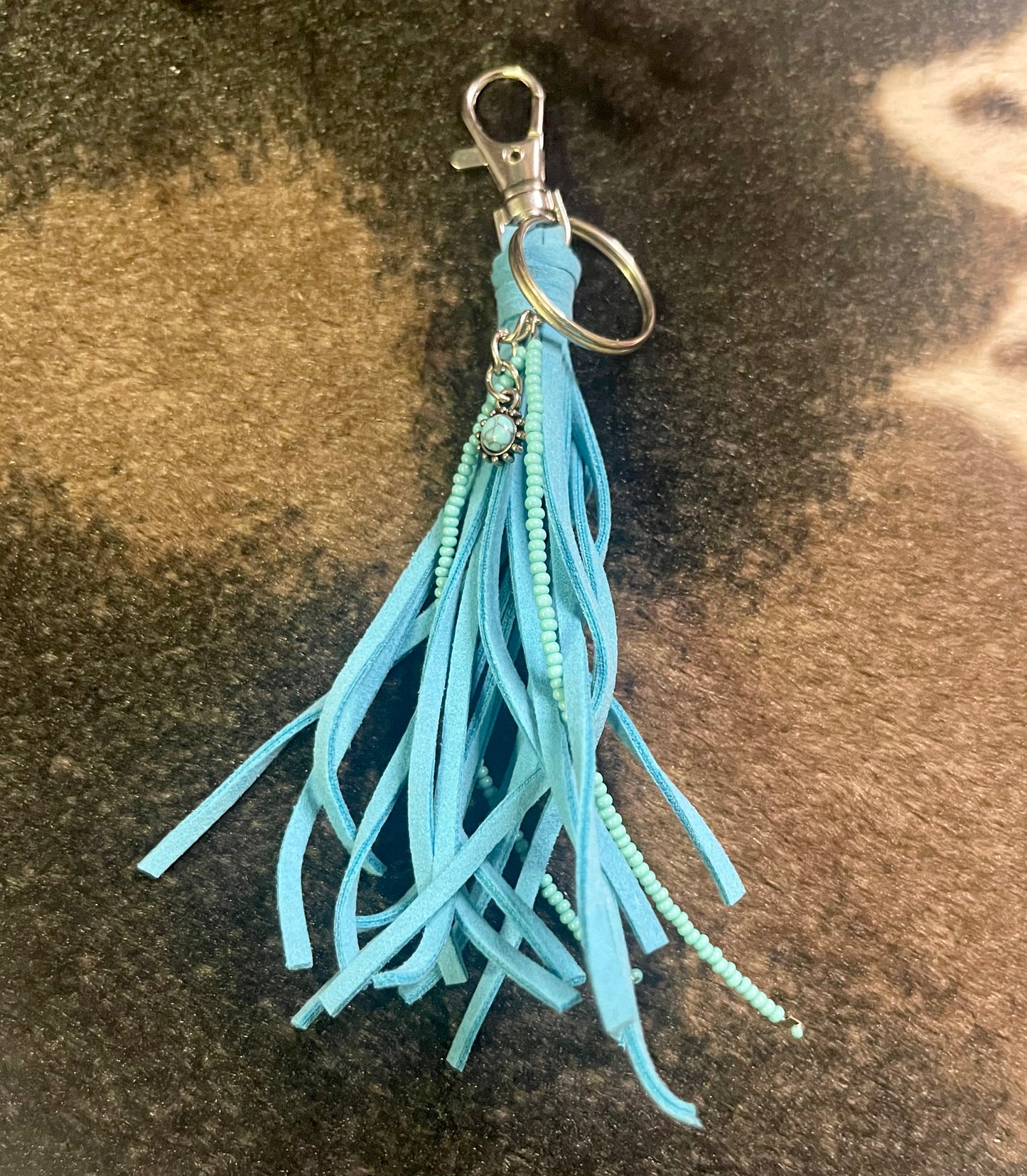 Leather Tassel Key Chains